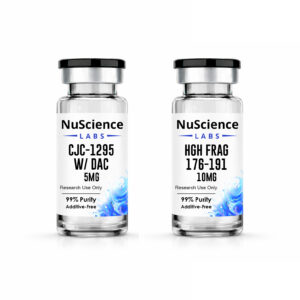 CJC-1295 w/ DAC (5mg x 10 vials) & HGH Frag 176-191 (5mg x 10 vials)